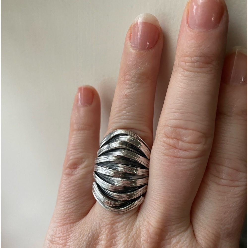 Sterling Silver Statement Ring - image 1